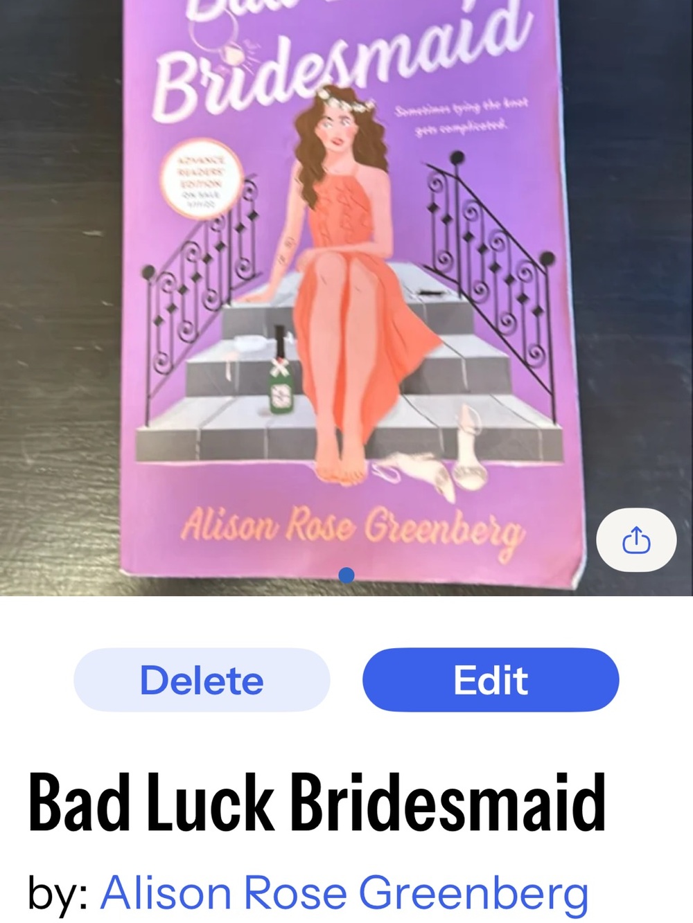 SALE $4> Bad Luck Bridesmaid